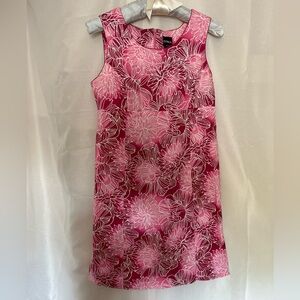 ERIKA  pink floral sleeveless dress size 10